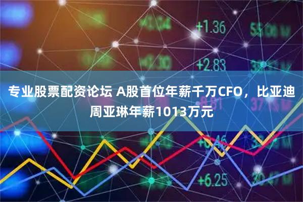 专业股票配资论坛 A股首位年薪千万CFO，比亚迪周亚琳年薪1013万元